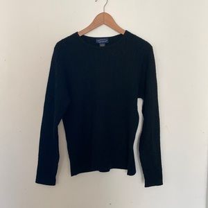Charter Club 2-ply Cashmere  black sweater